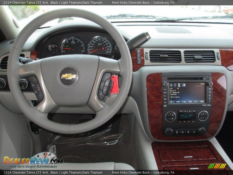 2014 Chevrolet Tahoe LTZ 4x4 Black / Light Titanium/Dark Titanium Photo #7