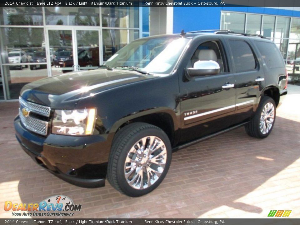 2014 Chevrolet Tahoe LTZ 4x4 Black / Light Titanium/Dark Titanium Photo #10