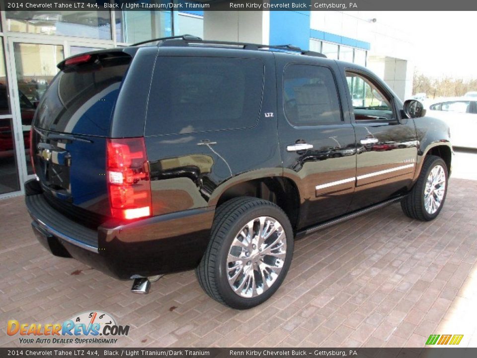 2014 Chevrolet Tahoe LTZ 4x4 Black / Light Titanium/Dark Titanium Photo #11