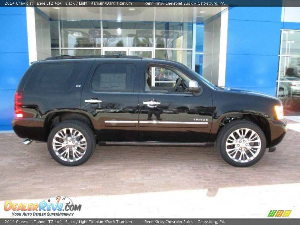 2014 Chevrolet Tahoe LTZ 4x4 Black / Light Titanium/Dark Titanium Photo #12