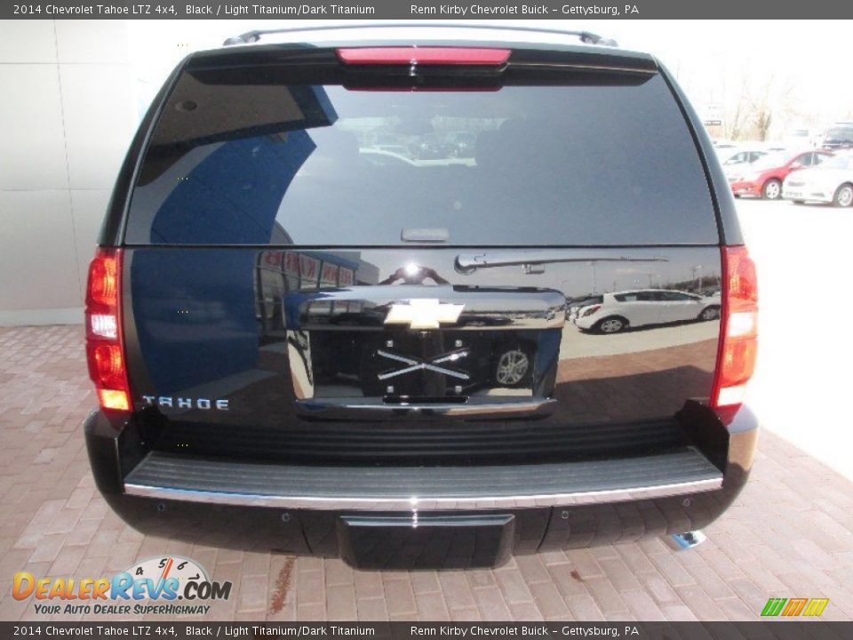 2014 Chevrolet Tahoe LTZ 4x4 Black / Light Titanium/Dark Titanium Photo #13