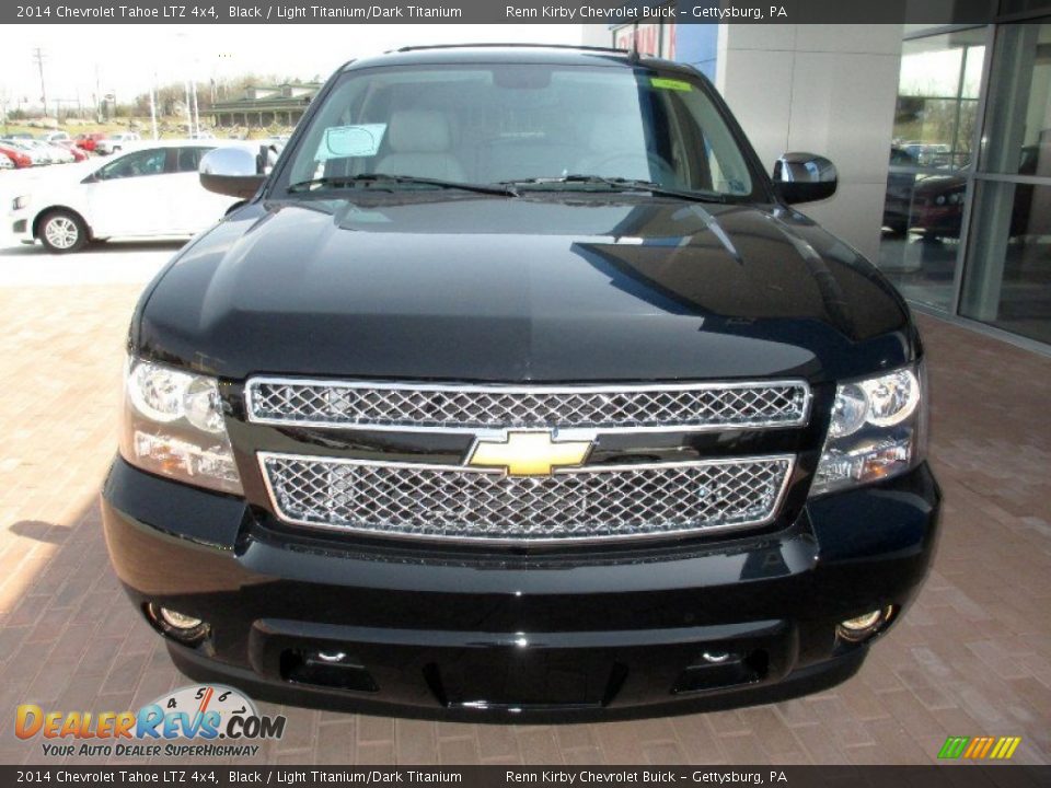 2014 Chevrolet Tahoe LTZ 4x4 Black / Light Titanium/Dark Titanium Photo #14