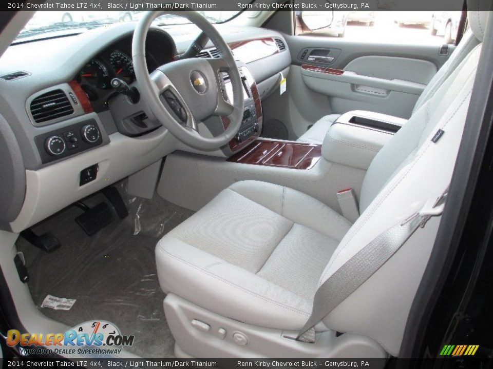 Light Titanium/Dark Titanium Interior - 2014 Chevrolet Tahoe LTZ 4x4 Photo #17