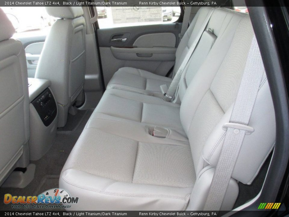 Rear Seat of 2014 Chevrolet Tahoe LTZ 4x4 Photo #18