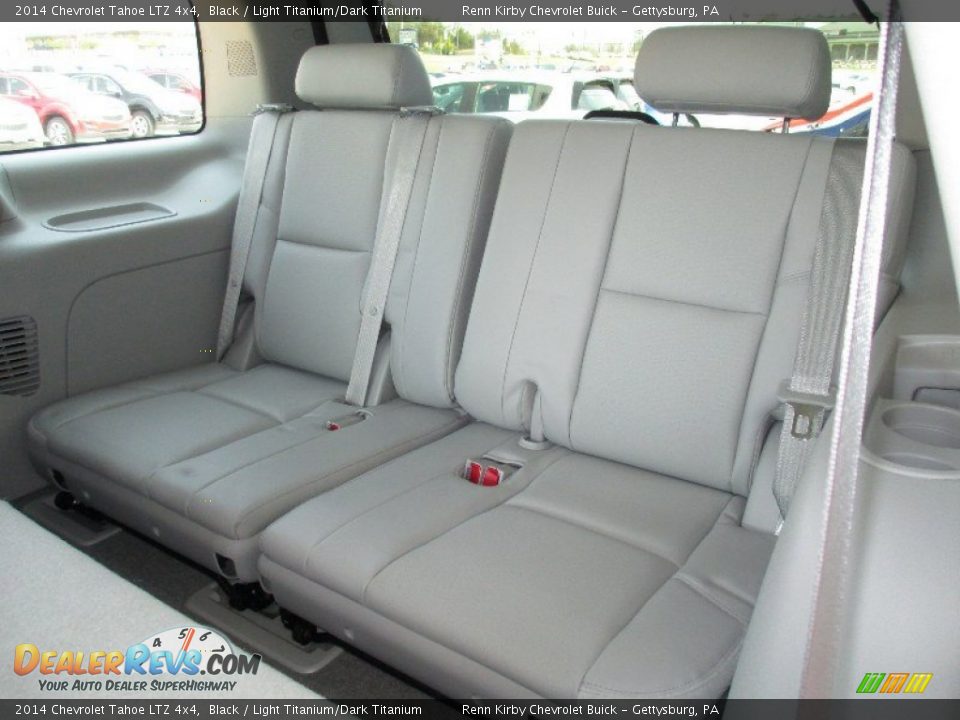 Rear Seat of 2014 Chevrolet Tahoe LTZ 4x4 Photo #19