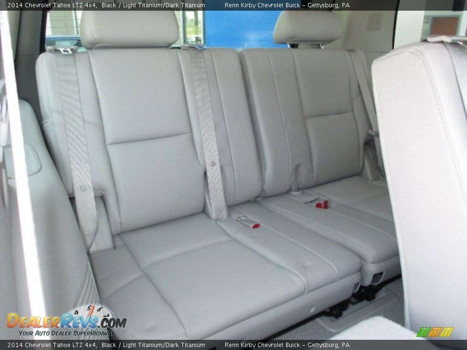 Rear Seat of 2014 Chevrolet Tahoe LTZ 4x4 Photo #22