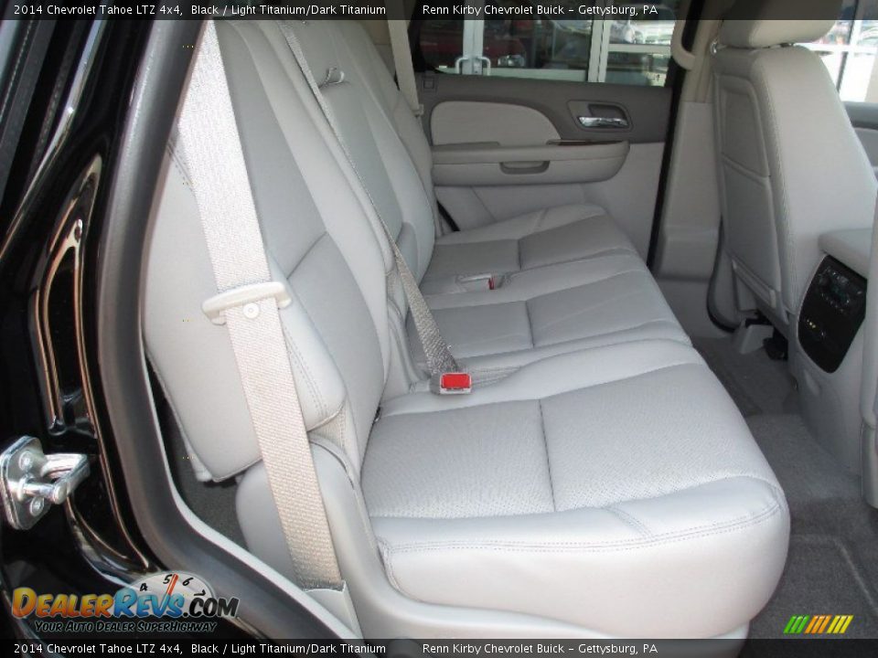 Rear Seat of 2014 Chevrolet Tahoe LTZ 4x4 Photo #23