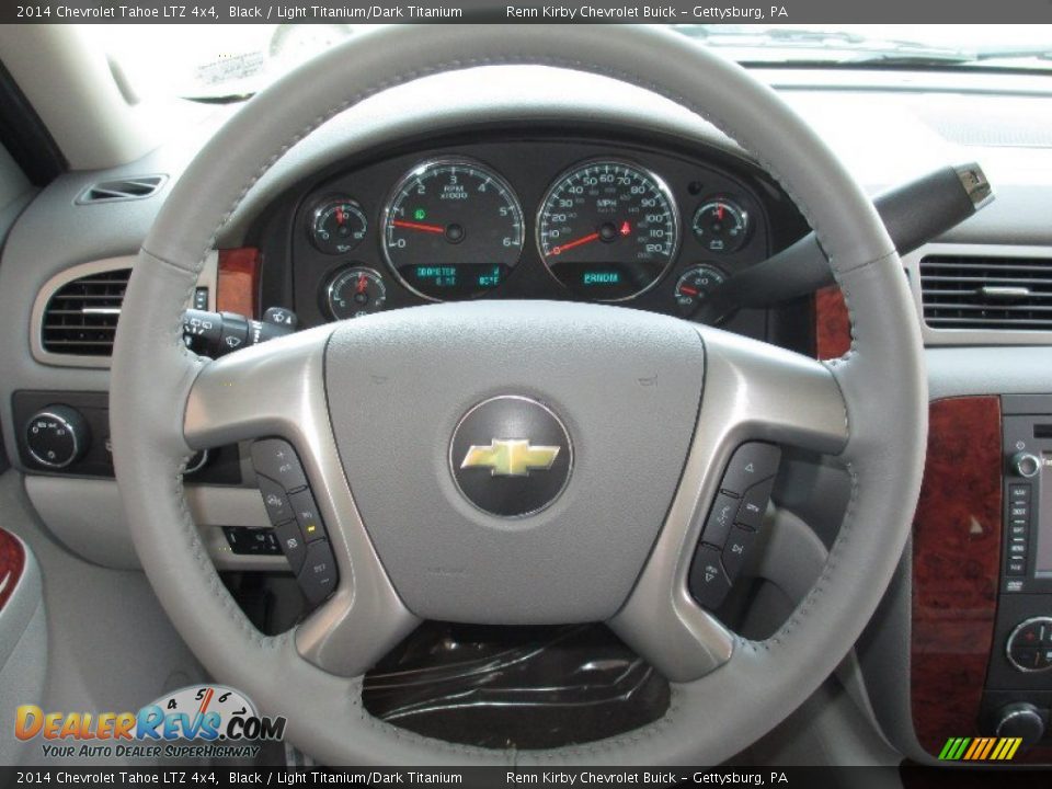 2014 Chevrolet Tahoe LTZ 4x4 Steering Wheel Photo #24