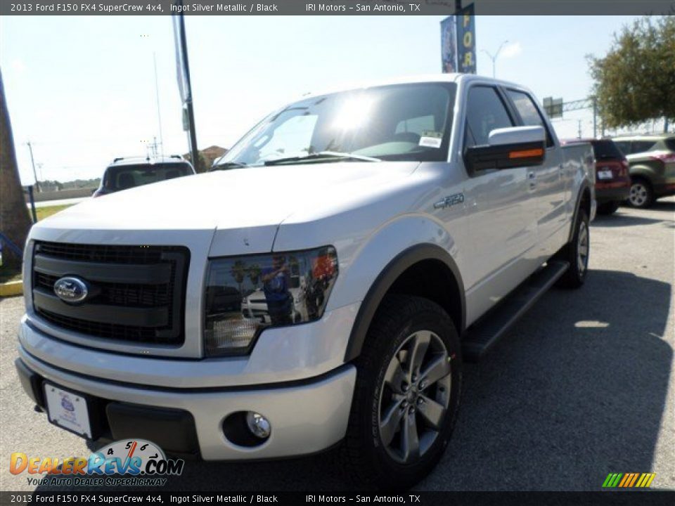 2013 Ford F150 FX4 SuperCrew 4x4 Ingot Silver Metallic / Black Photo #1