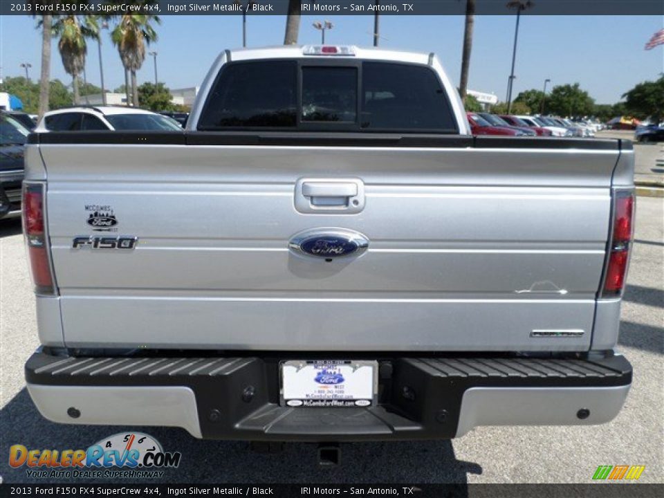 2013 Ford F150 FX4 SuperCrew 4x4 Ingot Silver Metallic / Black Photo #4