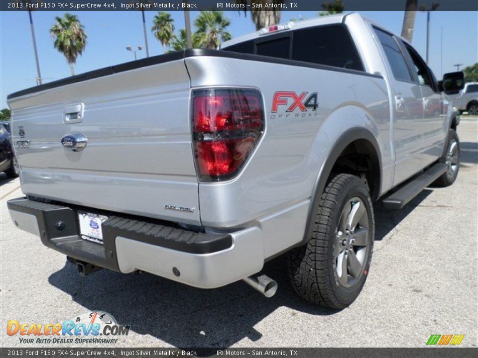 2013 Ford F150 FX4 SuperCrew 4x4 Ingot Silver Metallic / Black Photo #5
