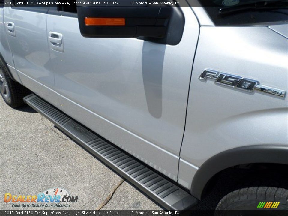 2013 Ford F150 FX4 SuperCrew 4x4 Ingot Silver Metallic / Black Photo #9