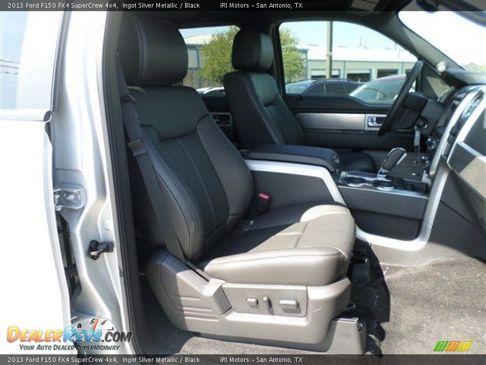 2013 Ford F150 FX4 SuperCrew 4x4 Ingot Silver Metallic / Black Photo #11