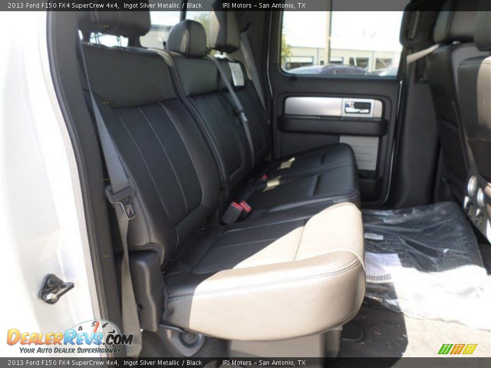 2013 Ford F150 FX4 SuperCrew 4x4 Ingot Silver Metallic / Black Photo #12