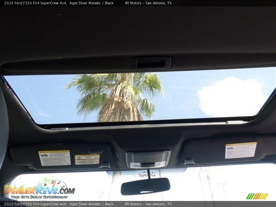 2013 Ford F150 FX4 SuperCrew 4x4 Ingot Silver Metallic / Black Photo #13