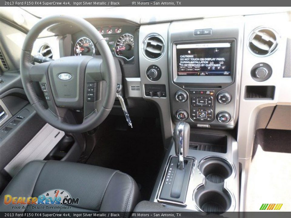 2013 Ford F150 FX4 SuperCrew 4x4 Ingot Silver Metallic / Black Photo #14
