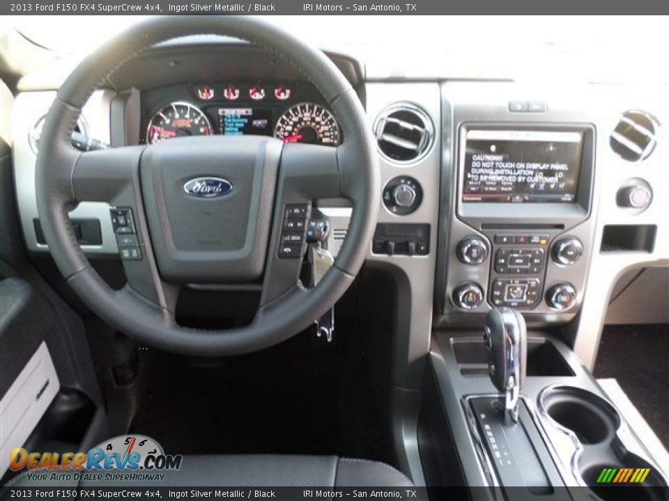 2013 Ford F150 FX4 SuperCrew 4x4 Ingot Silver Metallic / Black Photo #15