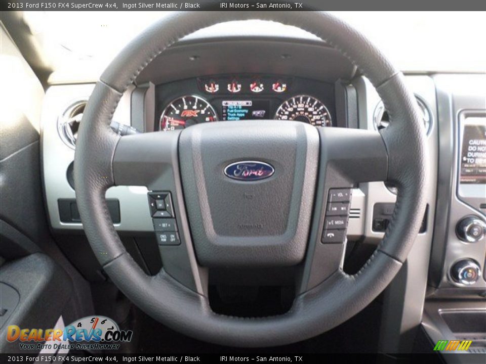 2013 Ford F150 FX4 SuperCrew 4x4 Ingot Silver Metallic / Black Photo #16