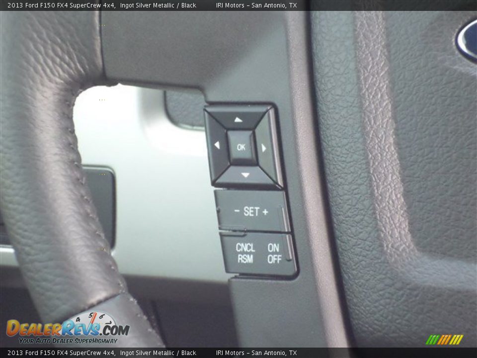 2013 Ford F150 FX4 SuperCrew 4x4 Ingot Silver Metallic / Black Photo #17