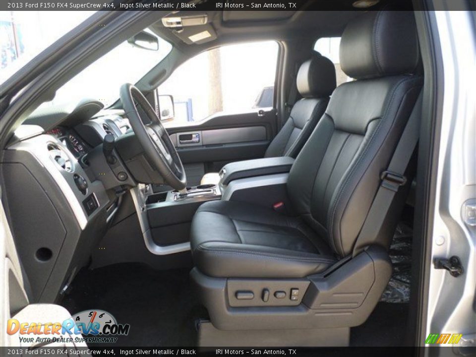 2013 Ford F150 FX4 SuperCrew 4x4 Ingot Silver Metallic / Black Photo #23