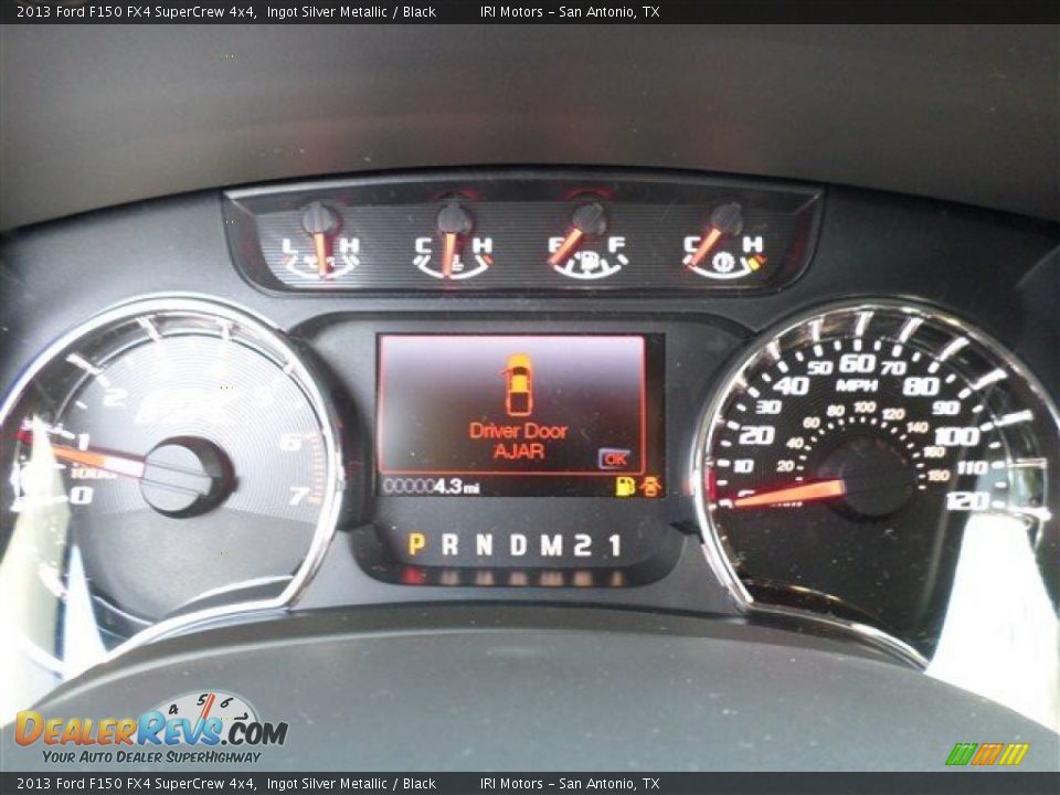 2013 Ford F150 FX4 SuperCrew 4x4 Ingot Silver Metallic / Black Photo #24