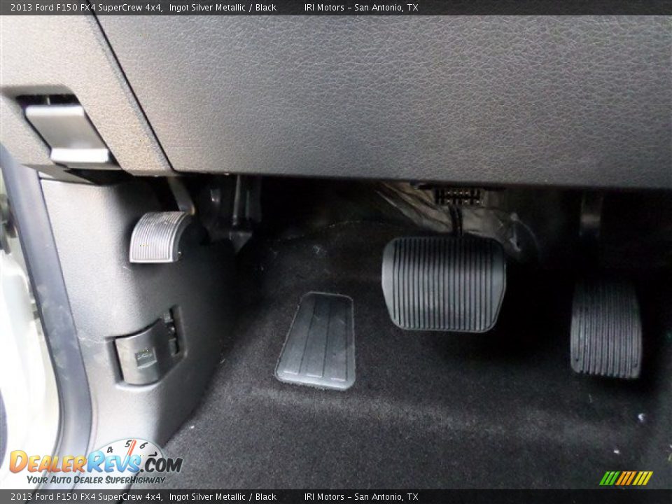 2013 Ford F150 FX4 SuperCrew 4x4 Ingot Silver Metallic / Black Photo #25
