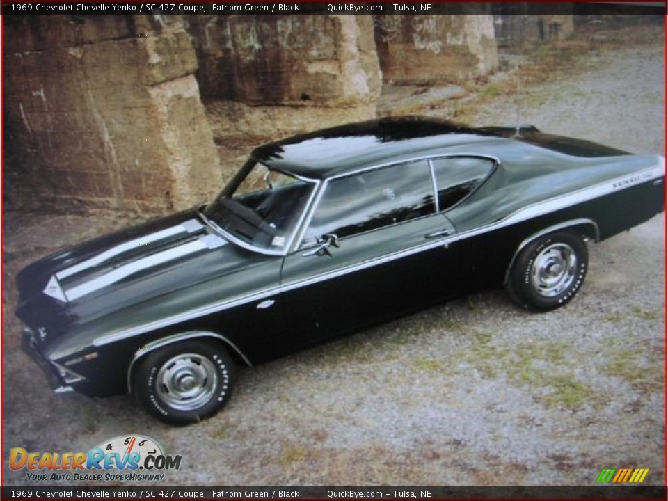 Fathom Green 1969 Chevrolet Chevelle Yenko / SC 427 Coupe Photo #2