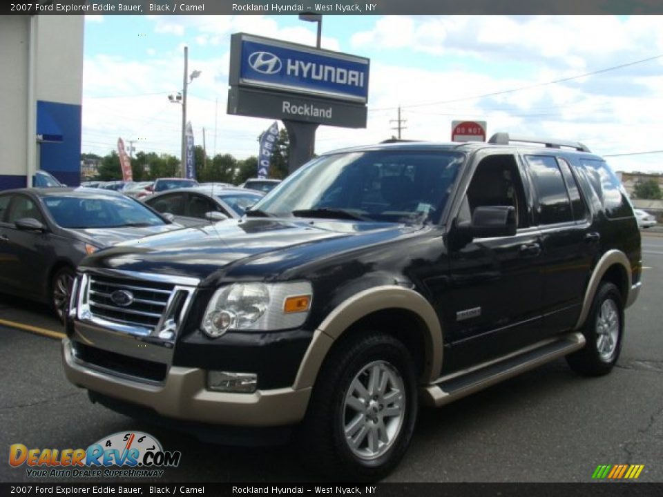 2007 Ford Explorer Eddie Bauer Black / Camel Photo #1