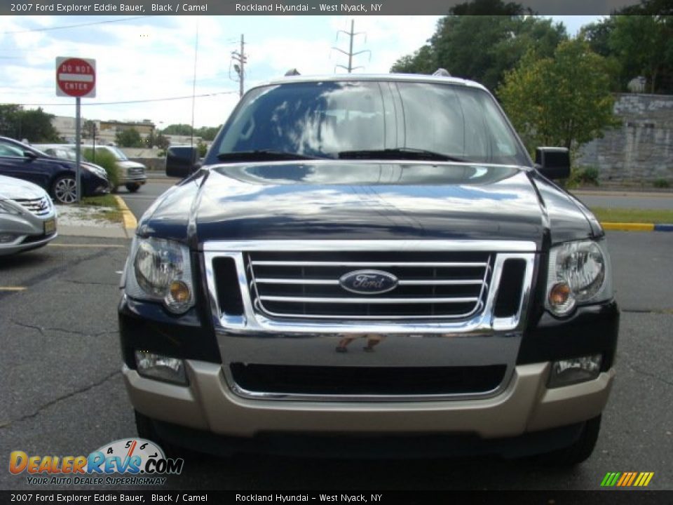 2007 Ford Explorer Eddie Bauer Black / Camel Photo #2