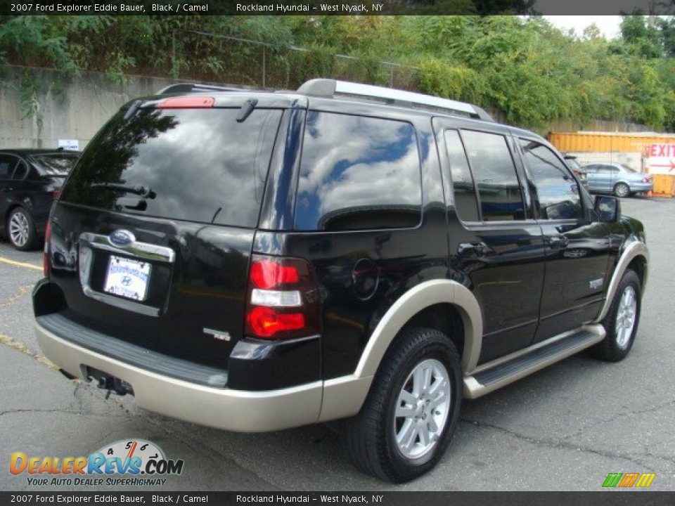 2007 Ford Explorer Eddie Bauer Black / Camel Photo #4