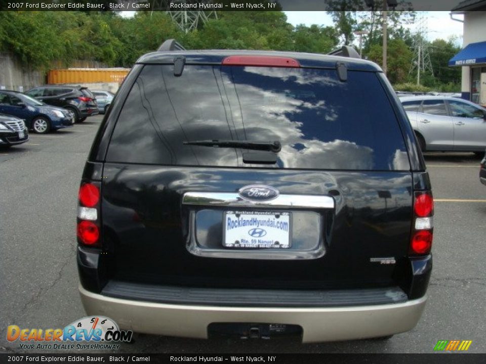 2007 Ford Explorer Eddie Bauer Black / Camel Photo #5