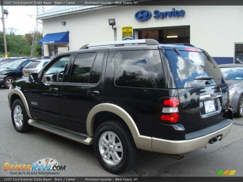2007 Ford Explorer Eddie Bauer Black / Camel Photo #6