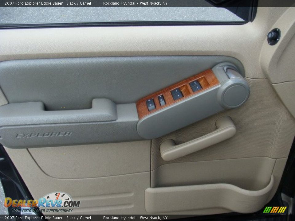 2007 Ford Explorer Eddie Bauer Black / Camel Photo #7
