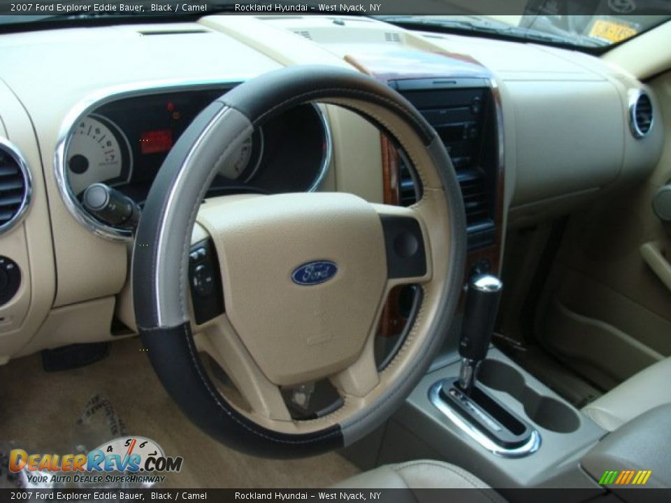 2007 Ford Explorer Eddie Bauer Black / Camel Photo #9