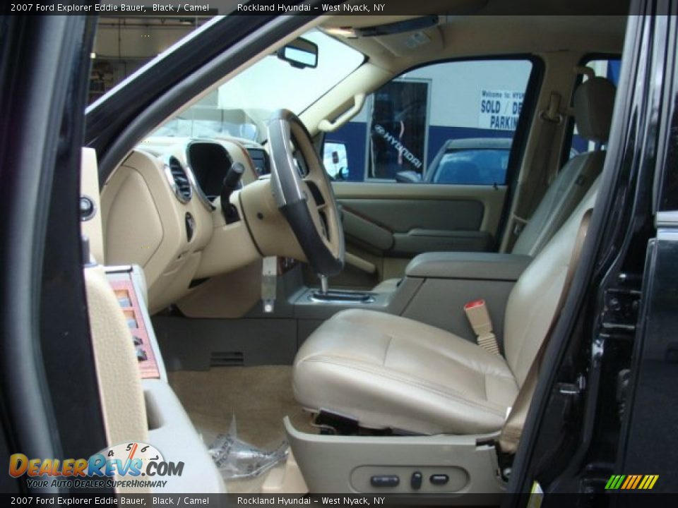 2007 Ford Explorer Eddie Bauer Black / Camel Photo #10