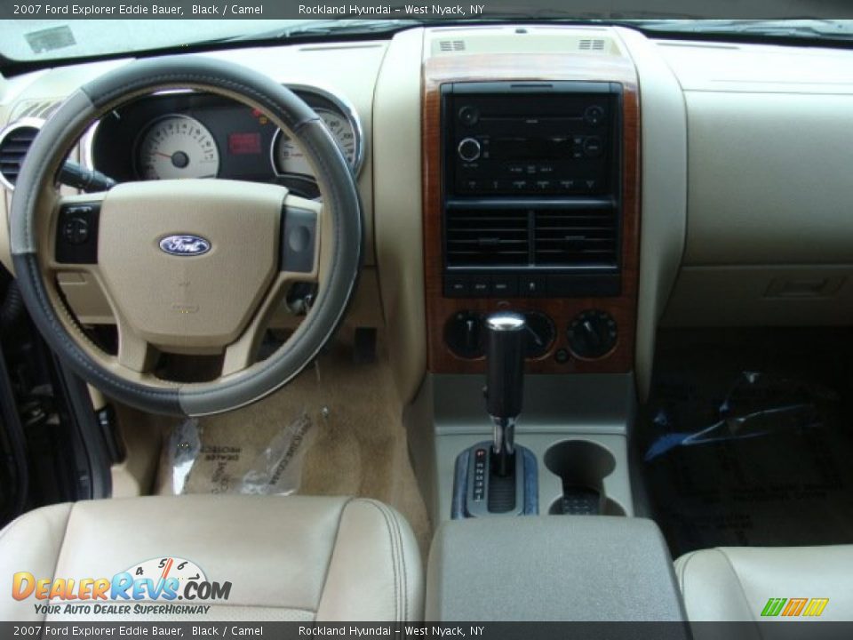 2007 Ford Explorer Eddie Bauer Black / Camel Photo #11