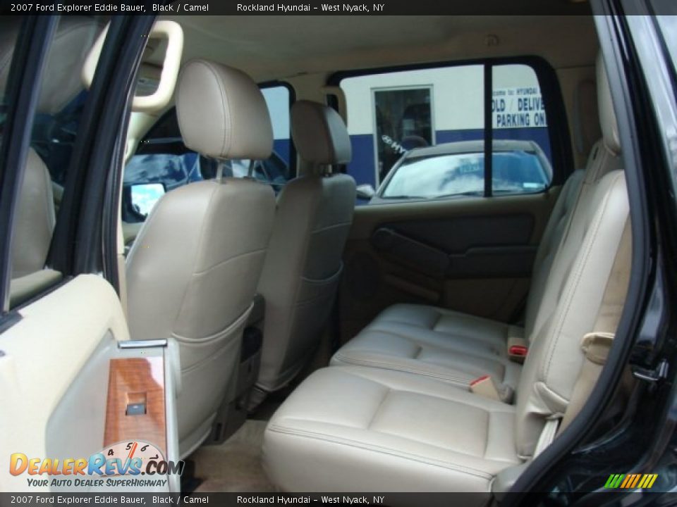 2007 Ford Explorer Eddie Bauer Black / Camel Photo #18