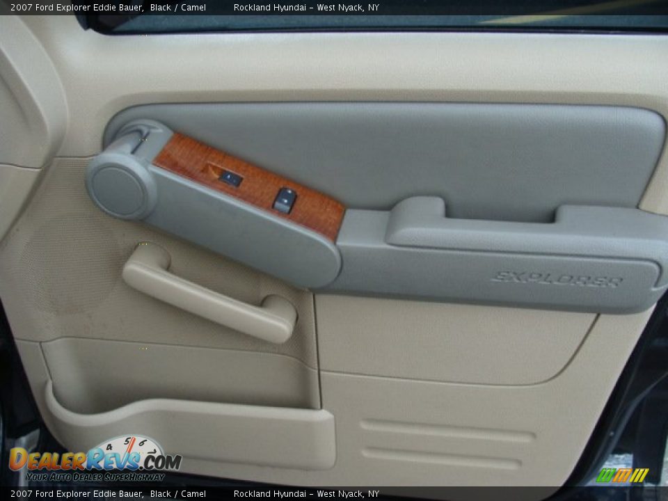 2007 Ford Explorer Eddie Bauer Black / Camel Photo #23