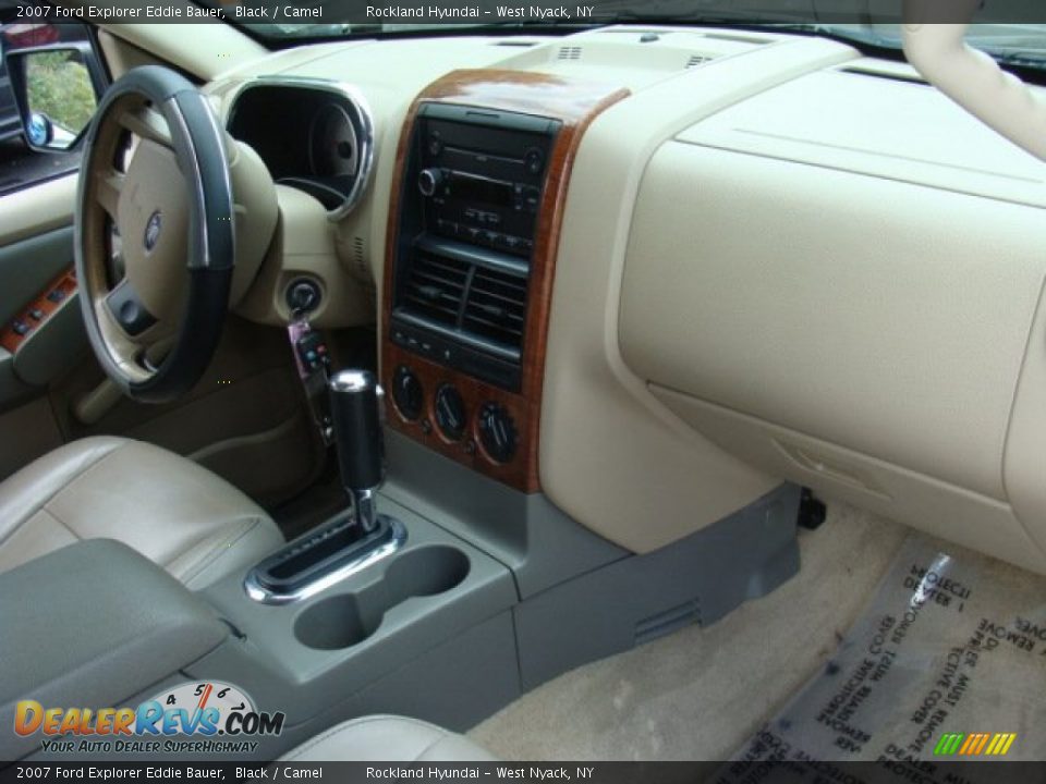 2007 Ford Explorer Eddie Bauer Black / Camel Photo #24