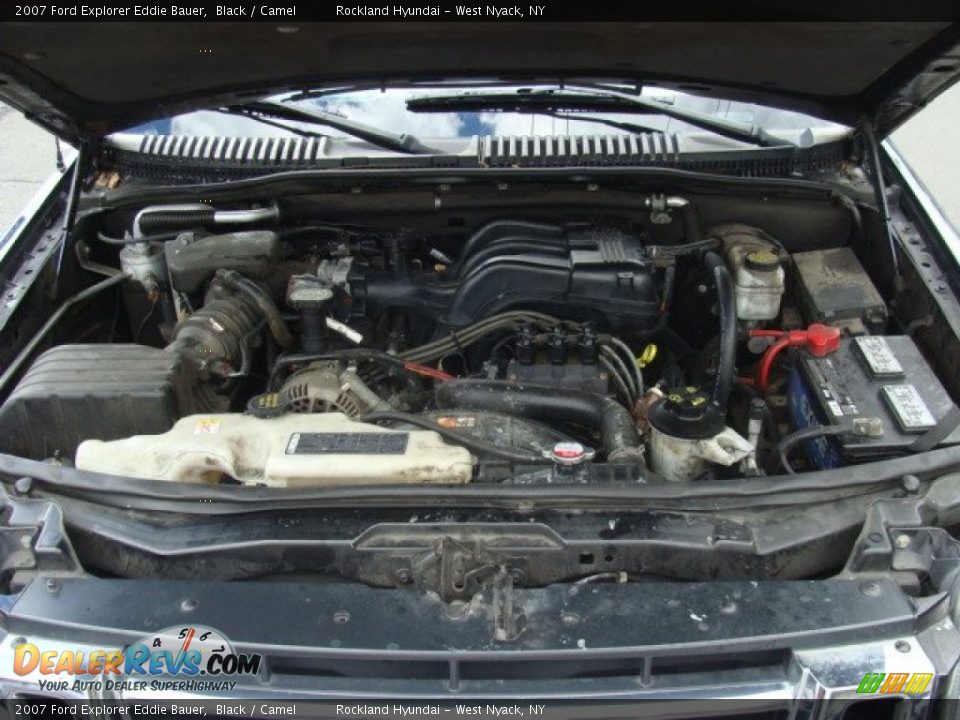 2007 Ford Explorer Eddie Bauer Black / Camel Photo #28