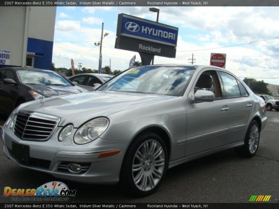 2007 Mercedes-Benz E 350 4Matic Sedan Iridium Silver Metallic / Cashmere Photo #1