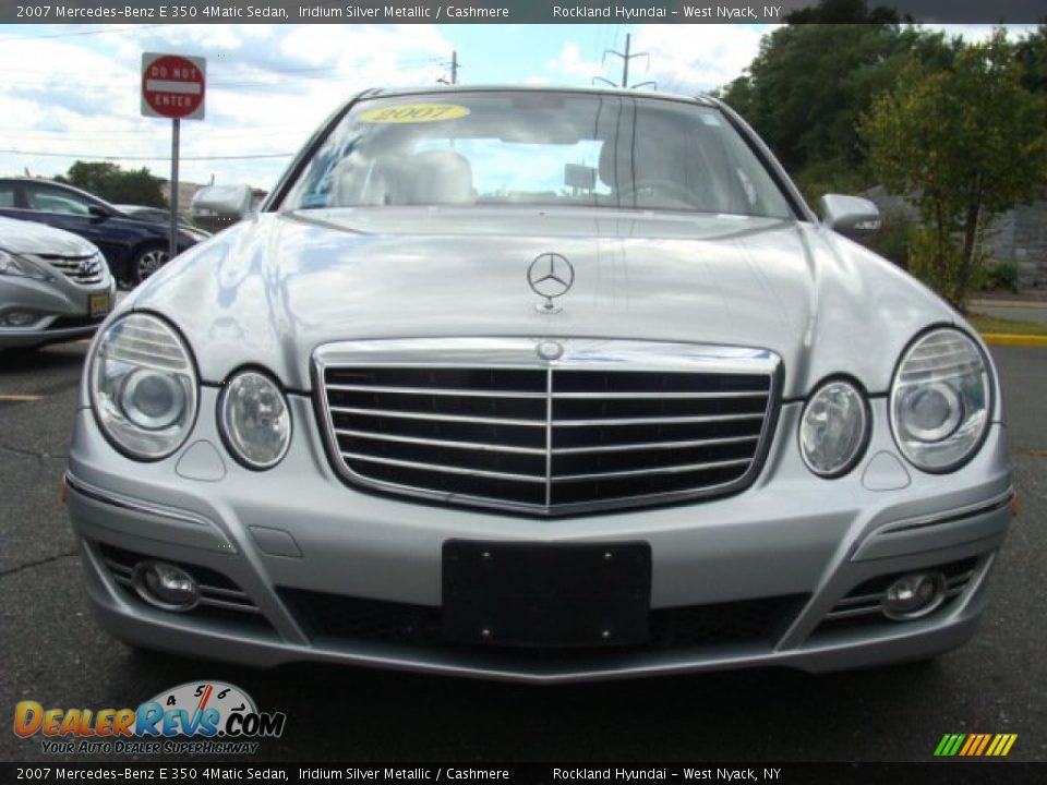 2007 Mercedes-Benz E 350 4Matic Sedan Iridium Silver Metallic / Cashmere Photo #2