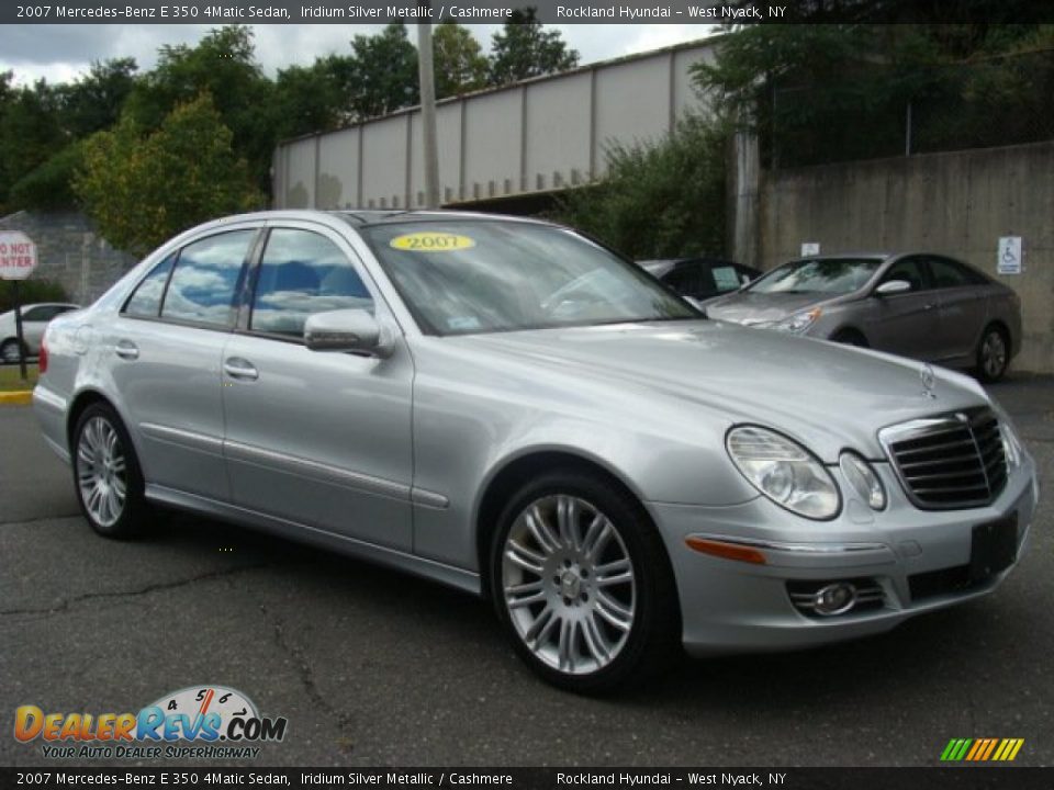 2007 Mercedes-Benz E 350 4Matic Sedan Iridium Silver Metallic / Cashmere Photo #3