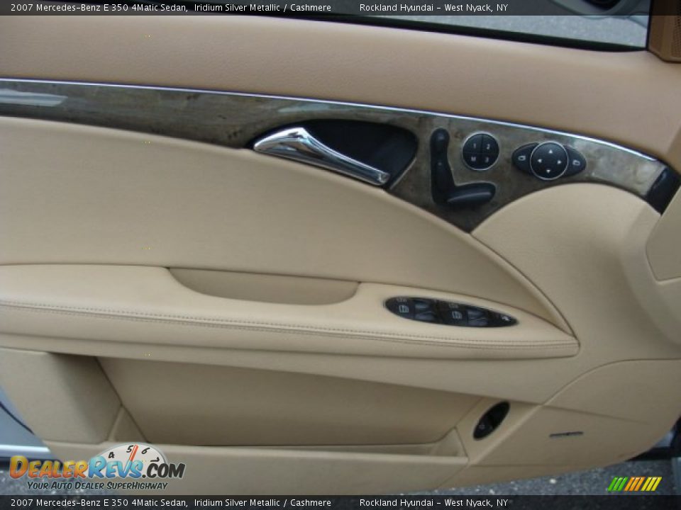 2007 Mercedes-Benz E 350 4Matic Sedan Iridium Silver Metallic / Cashmere Photo #7