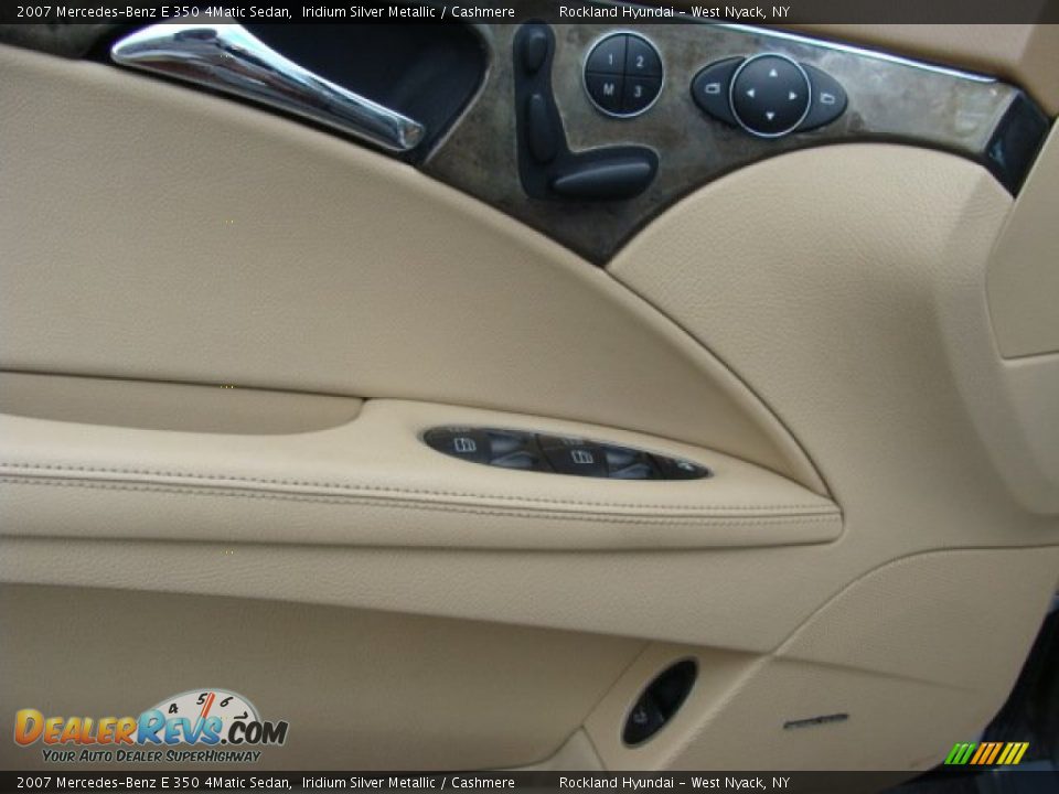 2007 Mercedes-Benz E 350 4Matic Sedan Iridium Silver Metallic / Cashmere Photo #8