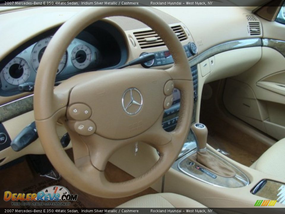 2007 Mercedes-Benz E 350 4Matic Sedan Iridium Silver Metallic / Cashmere Photo #9