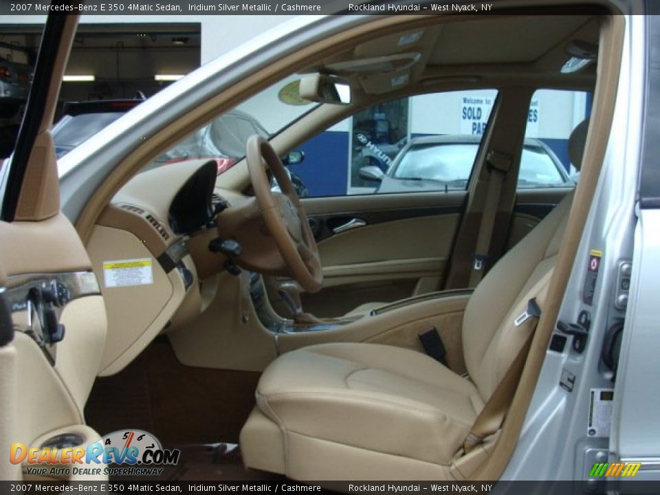 2007 Mercedes-Benz E 350 4Matic Sedan Iridium Silver Metallic / Cashmere Photo #10