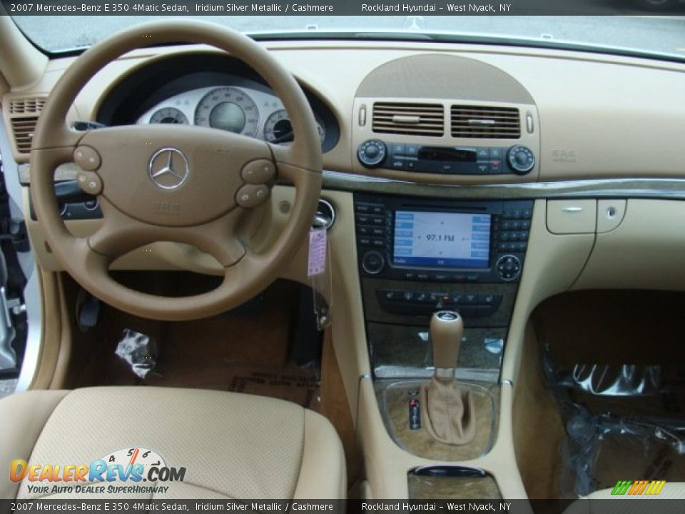 2007 Mercedes-Benz E 350 4Matic Sedan Iridium Silver Metallic / Cashmere Photo #12