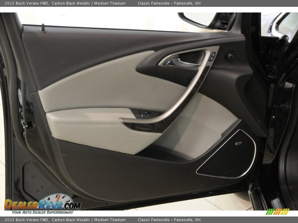 2013 Buick Verano FWD Carbon Black Metallic / Medium Titanium Photo #4