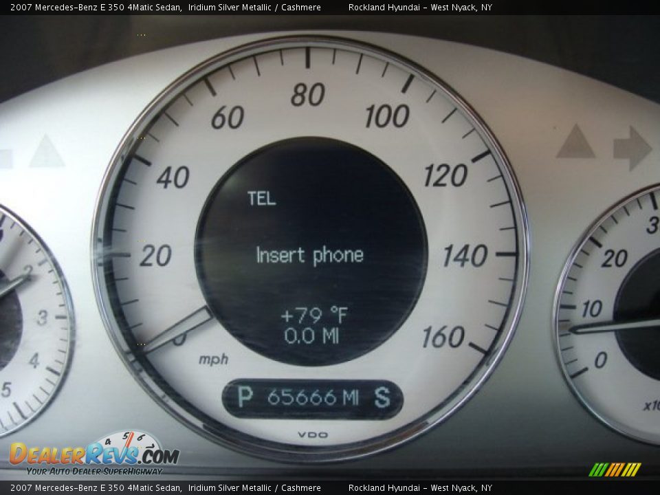 2007 Mercedes-Benz E 350 4Matic Sedan Iridium Silver Metallic / Cashmere Photo #16